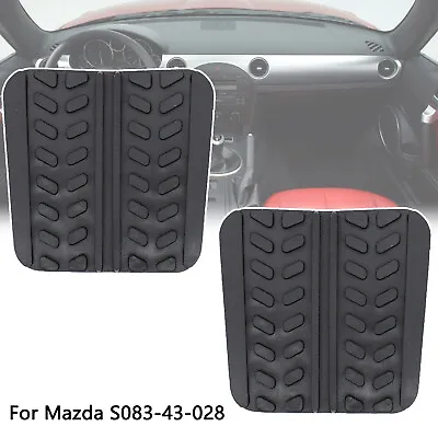 2pcs For Mazda Truck B2000 B2200 B2600 Brake Clutch Pedal Pads Cover Rubber • $8.99