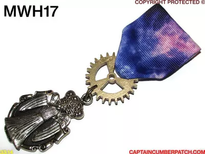 Steampunk Medal Pin Drape Badge Brooch Doctor Who Weeping Angel Timelord #MWH17 • $11.37