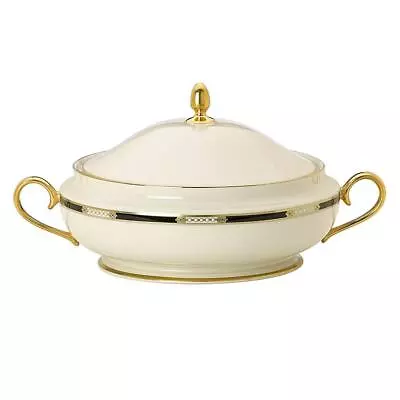 Lenox Presidential Hancock Gold Covered Vegetable Bowl Dish New • $499.99