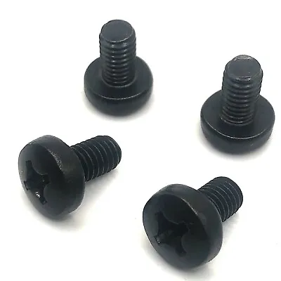 Rear License Plate Screws For Mercedes - M6 X 10mm - Stainless Black (Pack Of 4) • $6.95