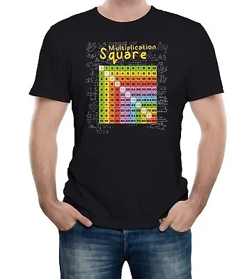 Number Multiplication Table Mens T-Shirt Maths Science Education Times Learning • £12.99