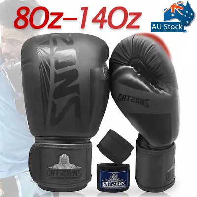 8-14Oz Boxing Gloves Sparring Fighting Kickboxing Good Gloves For Kid Women Men • $36.99