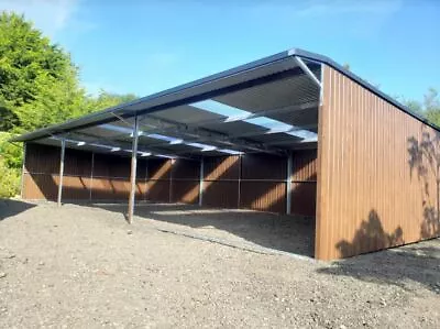 £6765 • Buy Carport Garage 33x17ft Shelter Shed Steel Farm Building Tractor Storage Stable