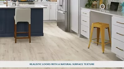 Mohawk Cadiff Beach Oak Waterproof Luxury Vinyl Plank Flooring • $90