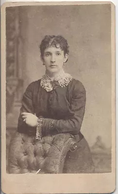 $49.76 • Buy Civil War Era Cdv Portrait Of Beautiful Young Woman In Jewelry - Richmond, Va
