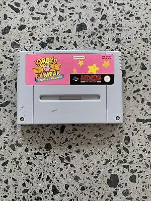 Kirby's Fun Pak Super Nintendo SNES AUSPAL -TESTED- And Working • $80