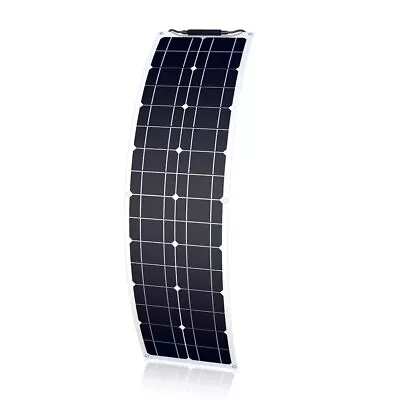 50W Watt PV Photo-voltaic Flexible Solar Panel Kit For Home Boat Marine Caravan • $61.59