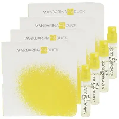 $15.49 • Buy MANDARINA DUCK Perfume 1,6ml Eau De Toilette –4pcs Mini Carded Spray Sample Vial