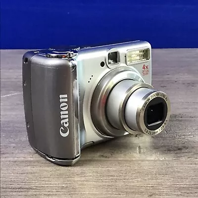 Canon PowerShot A560 7.1MP Digital Camera Silver Tested 4x Zoom  • $39.99