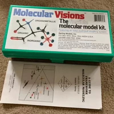 Molecular Visions Flexible Molecular Model Kit-Pieces Missing • $9.99