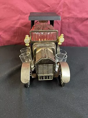 Vintage Car Decanter Music Box. Made In Hong Kong.  Golden Crown • $35