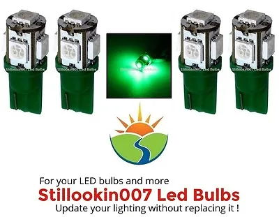 4 - Landscape Light Bulbs GREEN 5LED. Replaces 12v T5 Malibu Bulbs • $18.57