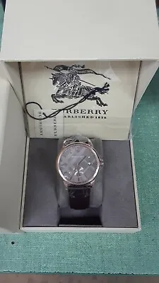 Brand New Burberry BU 10012 The Classic Round 40 Mm Men's Watch • $189.99