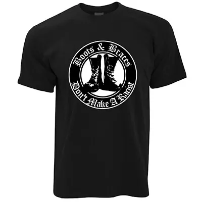 £20.99 • Buy Boots & Braces Don't Make A Racist T-shirt Antifa Sharp Skinhead Anti-nazi Ska 