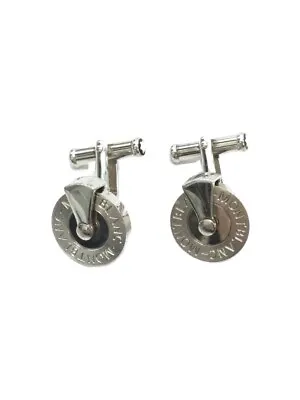 Montblanc Round-shape Sterling Silver 925 Cufflinks With Case • $243