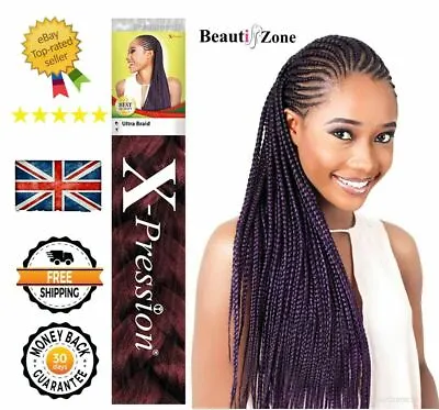 £5.38 • Buy X-pression (xpression) Ultra Hair For Braiding, Expression  Kanekalon  Original