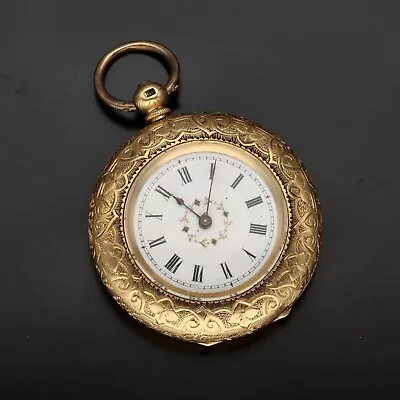 Victorian Ladies 18ct Gold Pocket Watch • £950