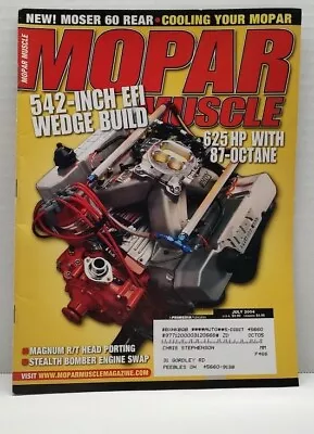 Mopar Muscle Magazine July 2004  Magnum Head Porting 542 Wedge Build Moser 60 • $6.99