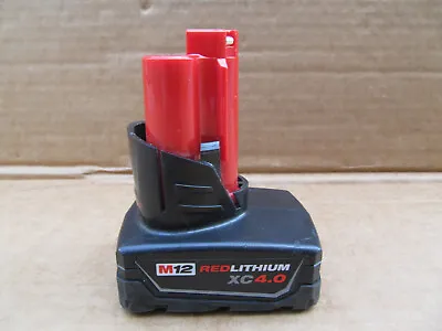 Genuine OEM Milwaukee M12 4.0Ah Battery 48-11-2440 4Ah 12V • $31.95