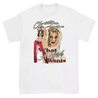 $16.14 • Buy VTG CHRISTINA AGUILERA What A Girl Wants T Shirt Women All Size S To 5XL BC670