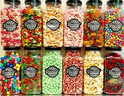 Large Retail Sweet Shop Jar Retro Sweets Full Size Pick N Mix Sweets Candy Jar • £32.99