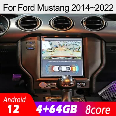 10.4  Touchscreen Radio Android Gps Navigation Carplay For Ford Mustang 14~22 • $651.59