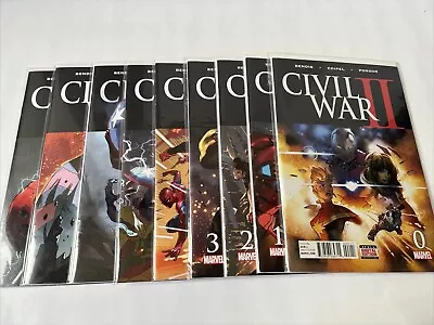 Lot - Civil War II (Marvel 2016-2017) 1st Print - #0 1 2 3 4 5 6 7 8 • $18.66