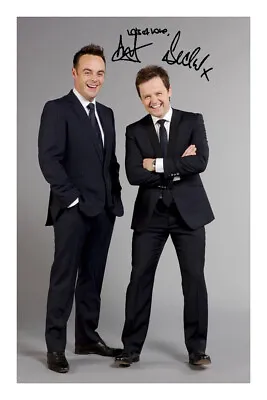 £5.99 • Buy Ant And Dec Signed A4 Photo Print TV & Personalities Autograph