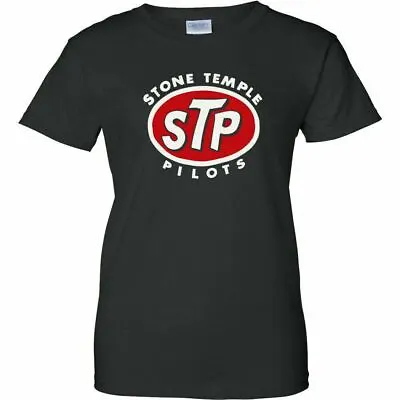 Stone Temple Pilots STP Logo Womens T Shirt Retro Ladies Tee Vintage Rock Band • $13.99