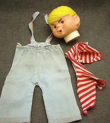 Vintage Early Dennis The Menace Doll Head & Clothes For Parts Restore No Body • $34.99
