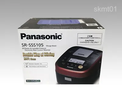 £954.47 • Buy Panasonic IH ELECTRONIC RICE COOKER SR-SSS105-RK1.0L From JPN DHL Fast Ship NEW
