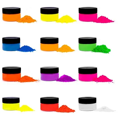 ROLIO Fluorescent Powder - 10g 12 Colors – Nail Polish Slime Candle Epoxy Art • $15.99