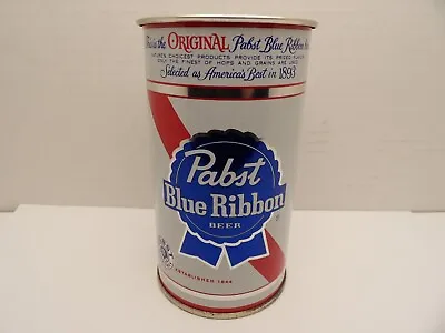 Pabst Blue Ribbon Flat Top Cup Beer Can 112-1-b Milwaukee Wisconsin • $18