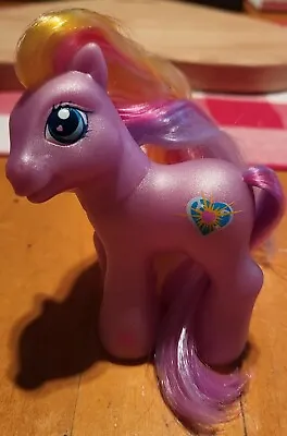 My Little Pony G3 ~ Baby Sunsparkle ~ Celebration Castle Pink Heart 2002 Hasbro • $5