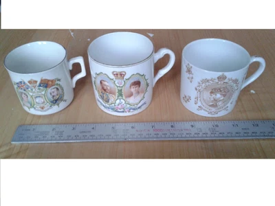 £3.99 • Buy 1911  Coronation Mugs And 1935 Silver Jubilee Mug