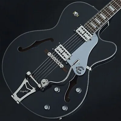Epiphone Emperor Swingster Used Maple Body Black Aged Gloss W/Soft Case • $767.99