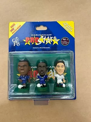 Corinthian ProStars Chelsea Football 3 Pack Set 1  Lampard Desailly Hasselbaink • £5