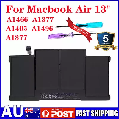 A1405 Battery For Macbook Air 13  A1369 2010 2011 A1466 2012 A1496 2013 2014 AU • $46.99