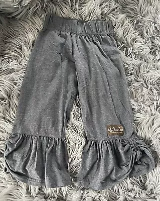 Matilda Jane Size 8 It's A Wonderful Parade Jack Big Ruffles Gray • $9.99