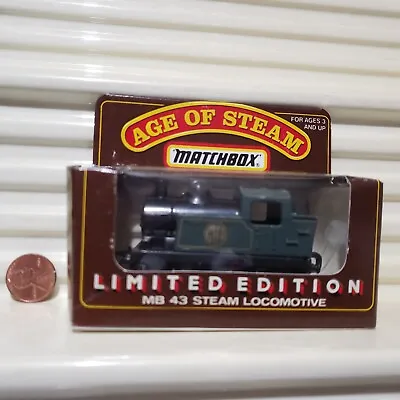 Matchbox 1990 Macau MB43 Age Of Steam GREAT WESTERN RAILWAY Steam Locomotive NIB • $19.95