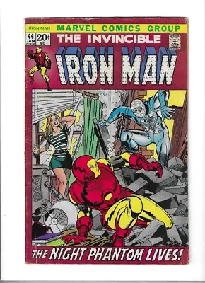 Iron Man #44 Good Condition Marvel Comics 1972 See Scans/pics • $7.50