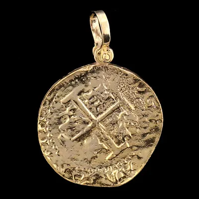 $74.95 • Buy Atocha Sunken Treasure Jewelry - Lima 8 Escudo Gold Coin Pendant