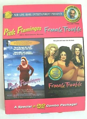 Pink Flamingos Female Trouble (2-dvd) John Waters Collection Volume 3 Three     • $53.94