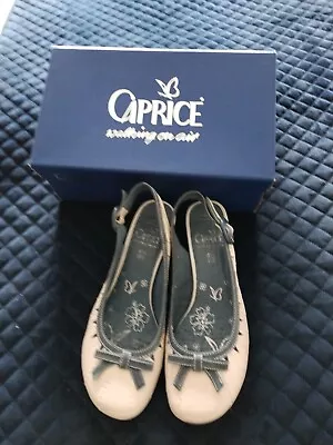 Ladies Caprice   Slingback Shoes Size UK 4.5 • £10