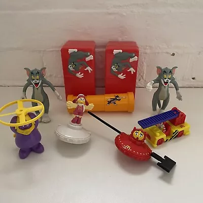 Mcdonalds Happy Meal Toys Bundle - Tom And Jerry And Vintage Grimace Space Toys • £3.99