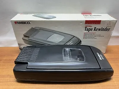 Ambico VHS Videocassette Video Tape Rewinder V-0760 - No Cord • $9.99