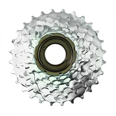 Sunlite Bicycle 6 Speed Multi-Speed Freewheel 14-28T Index Silver/Brown 6sp • $18.80