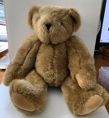 Vermont Teddy Bear 15” Jointed Handmade • $15.26