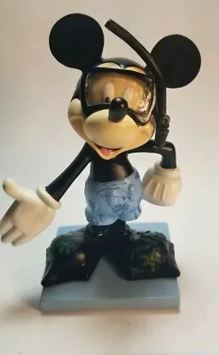Mickey Undersea 6  Figurine Wyland SCUBA Snorkel Disney Inspearations 75th 17826 • $109.99