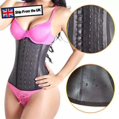 100% Latex Waist Trainer Fajas Colombianas Reductoras Body Shaper Cincher Corset • £9.99